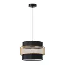 Светильник подвесной Lumion Animaisa 8003-1a 1 лампа 3 м² цвет черный/золотой