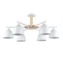 Люстра потолочная Lumion Colange 8095-6c 6 ламп 18 м² цвет белый