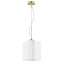 Светильник подвесной Lightstar Nubi 802113 1 лампа 2 м² цвет шампань