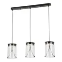 Светильник подвесной светодиодный Lussole Smith Lsp-7474 8 м² теплый белый (желтый) свет цвет черный