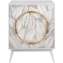 Комод Bogacho 84x109x50 см 3 ящика МДФ цвет белый 11632/белый
