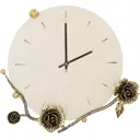 Часы настенные Bogacho Розы прованса бронза