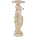 Столик декоративный Bogacho 13055/АС/340Ас Девушка с кувшином бежевый 34 см