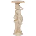 Столик декоративный Bogacho 13055/АС/340АсБеж Девушка с кувшином бежевый 34 см