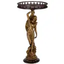 Столик декоративный Bogacho 13057/Б/450/2Орех Изабель бронзовый 45 см