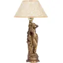 Настольная лампа BOGACHO СБ-4/Б/Пластик Девушка с кувшином цвет бежевый