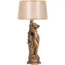 Настольная лампа BOGACHO СБ-4/Б/Тюссо жемчуг Девушка с кувшином цвет бежевый