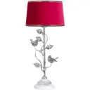 Настольная лампа BOGACHO СБ-189/Бел/Тюссо амарант Терра Spring цвет красный
