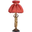 Настольная лампа BOGACHO СБ-68/Б/Мадлен роза Гречанка цвет красный