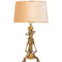Настольная лампа BOGACHO СБ-43/Б/Тюссо беж Флора цвет бежевый