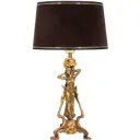 Настольная лампа BOGACHO СБ-43/Б/Конфети шоколад Флора цвет коричневый