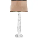 Настольная лампа BOGACHO Лето СБ-183/Бел/Тюссо капучино цвет белый