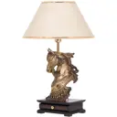 Настольная лампа BOGACHO СБ-10/Б/Молоко Лошадь императора цвет слоновая кость