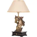 Настольная лампа BOGACHO СБ-10/Б/Крем Лошадь императора цвет бежевый