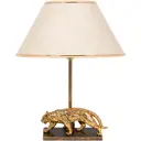 Настольная лампа BOGACHO СБ-190/Б/Молоко Тигр цвет слоновая кость