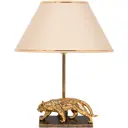 Настольная лампа BOGACHO СБ-190/Б/Крем Тигр цвет бежевый