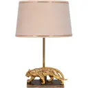 Настольная лампа BOGACHO СБ-190/Б/Конфети айвори Тигр цвет бежевый