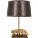 Настольная лампа BOGACHO СБ-190/Б/Тюссо шоколад Тигр цвет коричневый