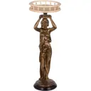 Стол декоративный Bogacho 119 Гречанка для цветов 34 см до 10 кг бронза