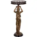 Стол декоративный Bogacho 122 Гречанка для цветов 45 см до 10 кг бронза