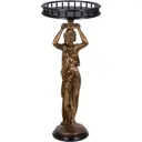 Стол декоративный Bogacho 128 Гречанка для цветов 45 см до 10 кг бронза