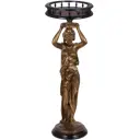 Стол декоративный Bogacho 128 Гречанка для цветов 34 см до 10 кг бронза