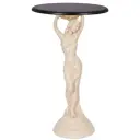 Столик декоративный Bogacho 13021/АС/450Оберджин Валерия бежевый 45 см