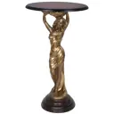 Столик декоративный Bogacho 13021/Б/450Орех Валерия бронзовый 45 см