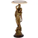 Столик декоративный Bogacho 13057/Б/340АсБелР Изабель бронзовый 34 см