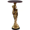 Декоративная подставка Bogacho 13056/Б/450ОрехБор Фортуна бронзовая 45 см