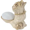 Статуэтка из мрамора Bogacho игольница Леди Йо кремовый ручная работа