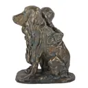 Статуэтка из мрамора Bogacho Девочка с собакой, Бронза
