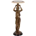 Стол декоративный Bogacho 148 Гречанка для цветов 34 см до 10 кг бронза