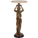 Стол декоративный Bogacho 148 Гречанка для цветов 45 см до 10 кг бронза