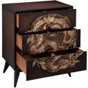 Комод Bogacho 3 ящика 84x48x108 см МДФ цвет коричневый 11663