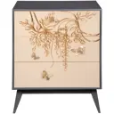 Комод Bogacho 3 ящика 84x48x108 см МДФ цвет серый 11674