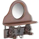 Крючок Bogacho Боня и Моня 10x39x38 см цвет коричневый