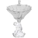 Конфетница Bogacho Эдем Ленарди Волна 0.4 л стекло цвет белый