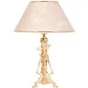 Настольная лампа BOGACHO СБ-43/АС/Каледония айвори Флора цвет слоновая кость