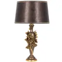 Настольная лампа BOGACHO СБ-186/Б/Тюссо шоколад Орхидея Лира цвет коричневый