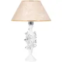 Настольная лампа BOGACHO СБ-186/Бел/Каледония айвори Орхидея Лира цвет слоновая кость