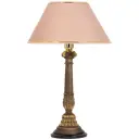 Настольная лампа BOGACHO СБ-9/Б/Карамель Колонна испанская цвет бежевый