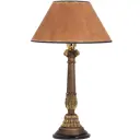 Настольная лампа BOGACHO СБ-9/Б/Тоффи Колонна испанская цвет коричневый