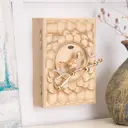 Шкафчик для ключей Bogacho Терра 21x29.5x14 см МДФ бежевый