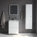 Тумба под раковину напольная Iddis EDI60WFi95 60.2см цвет белый
