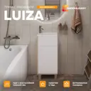 Тумба с раковиной в ванную напольная Moduleasy Luiza L 40х20 см цвет Дуб Сонома