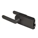 Комплект замок+ручка для стеклянной двери Armadillo Space.GL.LUV AL алюминий