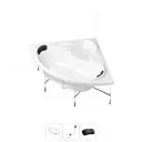 Ванна Lavinia Boho One 20221048R 160x70 см акриловая с подвесным унитазом и инсталляцией