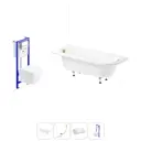 Ванна Lavinia Boho Catani 20221093R правая 160x80 см акриловая с подвесным унитазом и инсталляцией