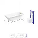 Ванна Lavinia Boho Easter Pro 20221145R 160x70 см акриловая с подвесным унитазом и инсталляцией